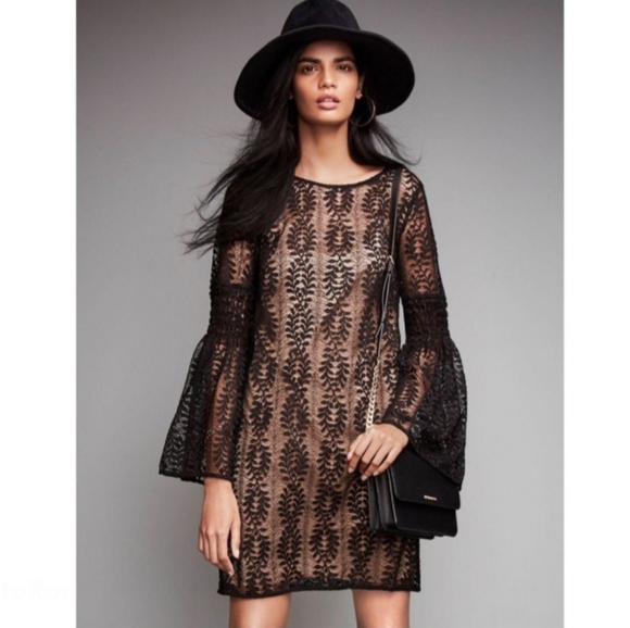 MICHAEL Michael Kors Black Lace Mini Dress - Picture 3 of 7